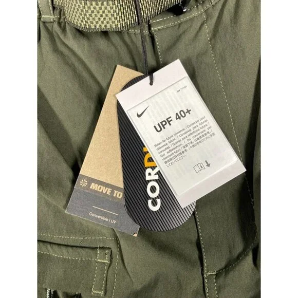 Nike ACG Smith Summit Convertible Cargo Pants SZ Small TALL Men Olive FN0428-355